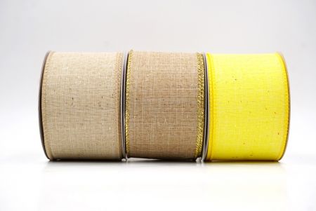 Glitter Solid Colors Wired Ribbon_KF9891 (2)